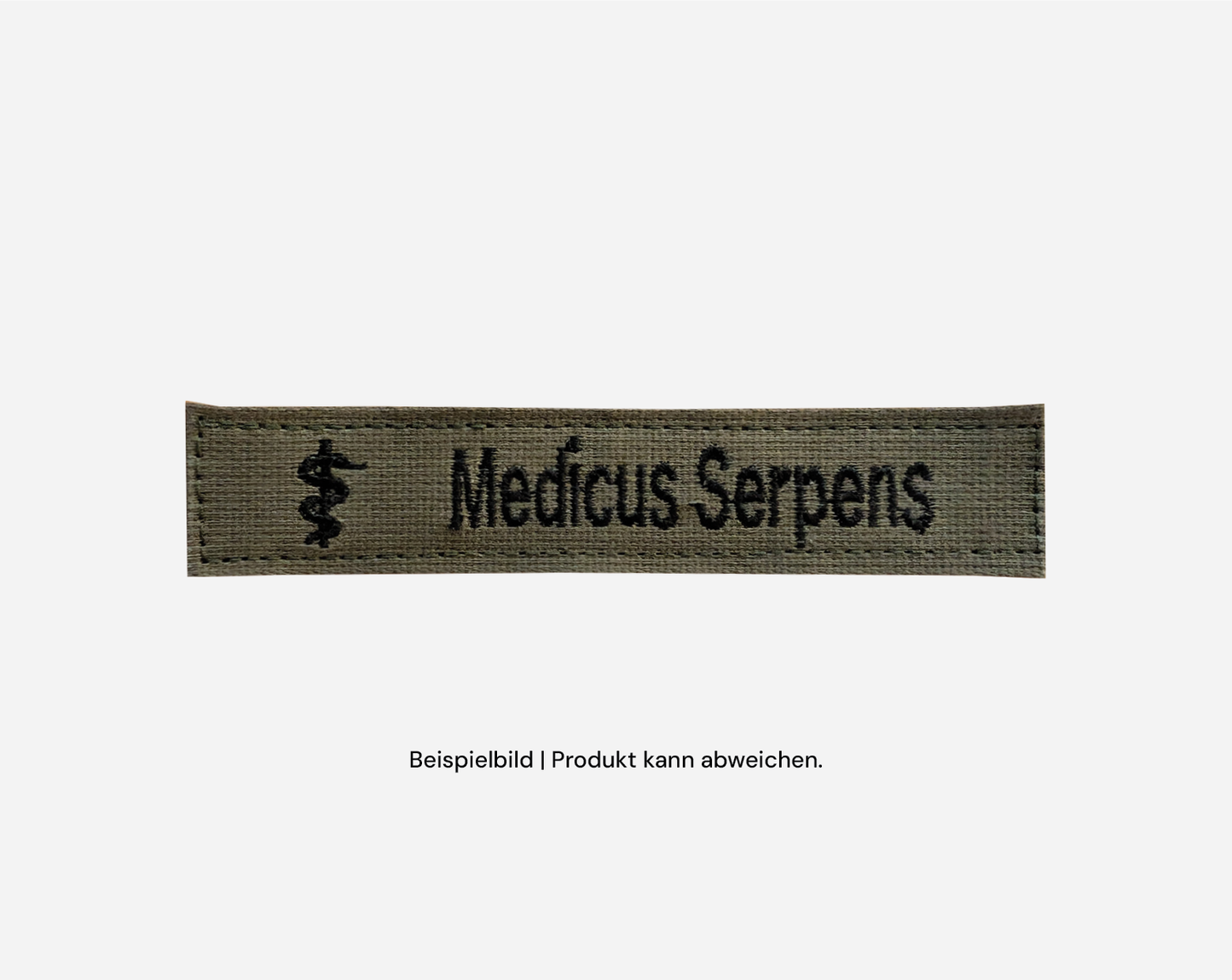 Namensstreifen - oliv - 5er Satz