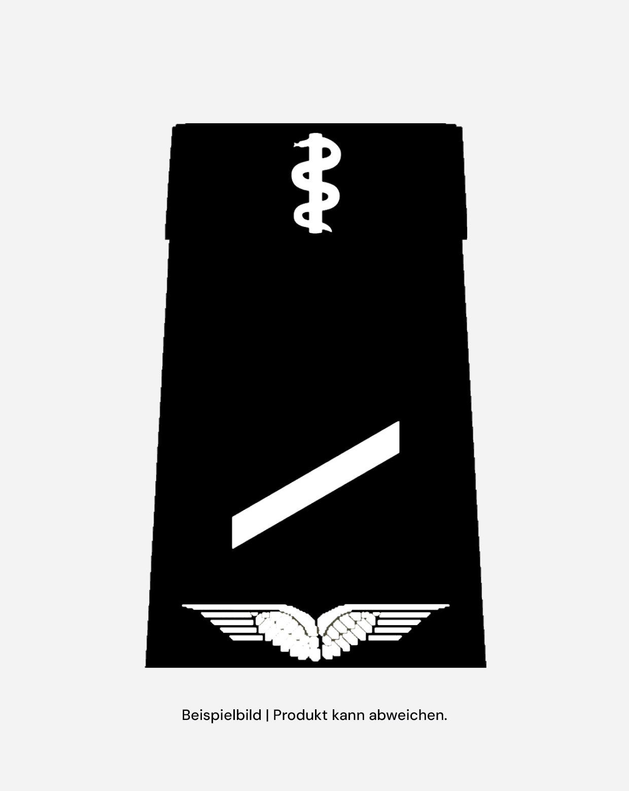 Dienstgrad SanOA - schwarz/weiß - Luftwaffe