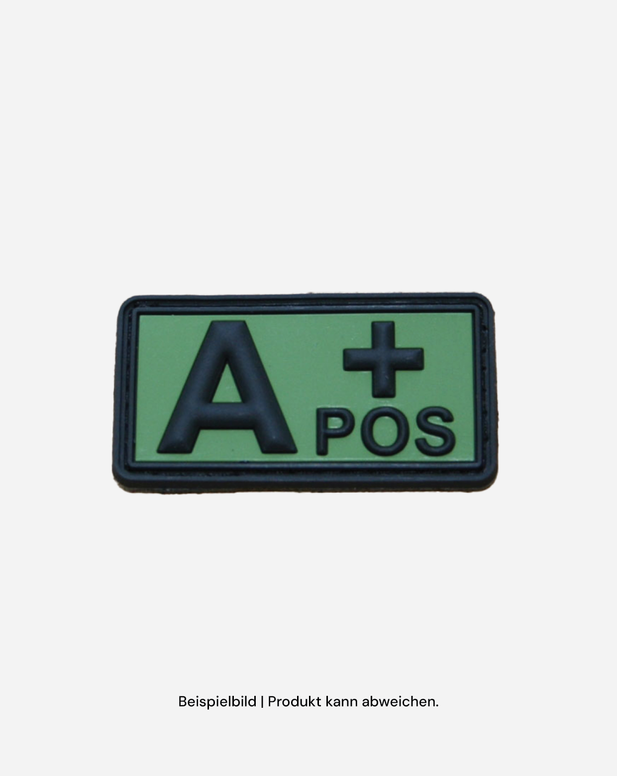 Blutgruppen-Abzeichen - Gummi - 3er Satz